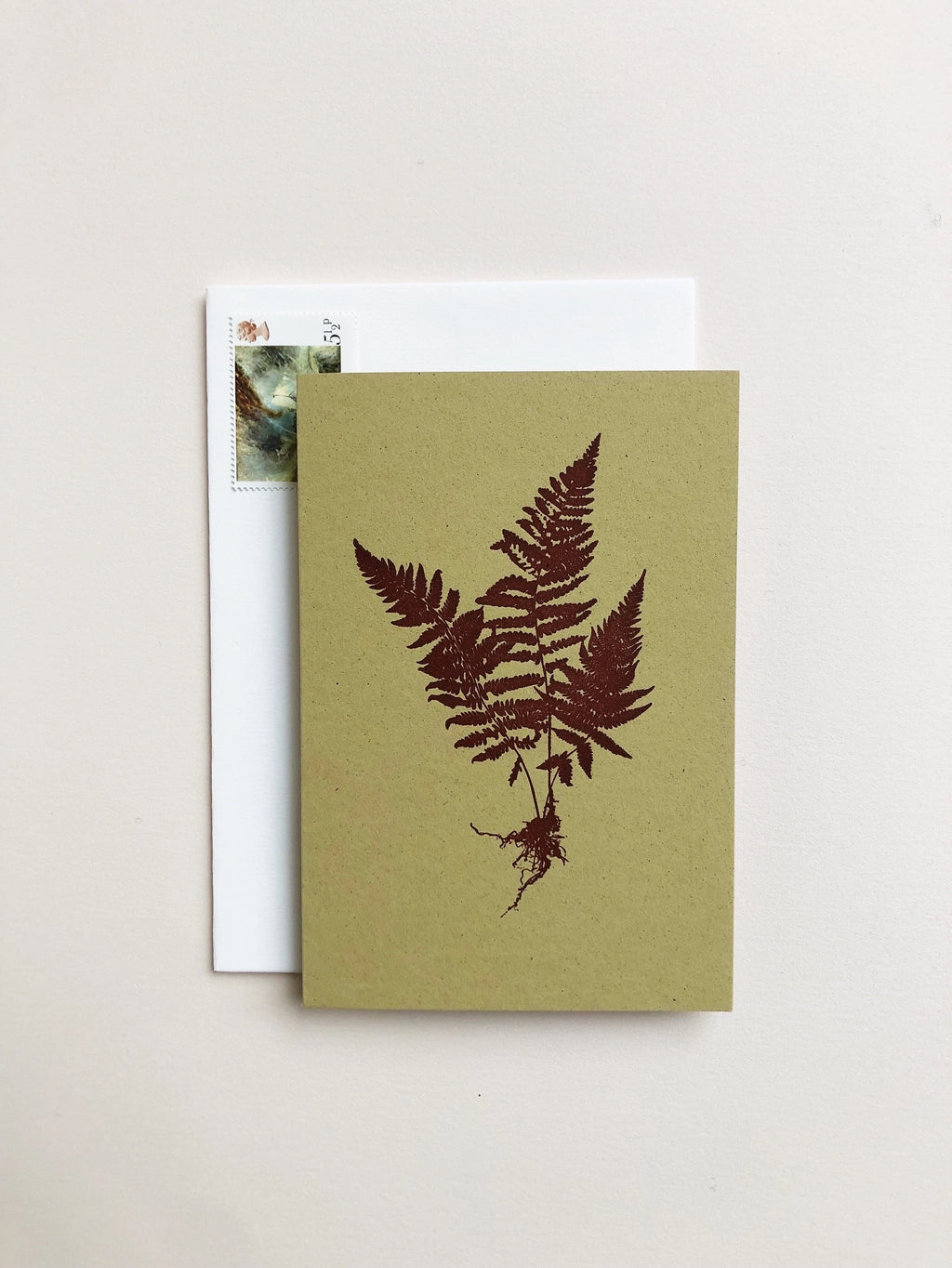 Silhouette Fern Card