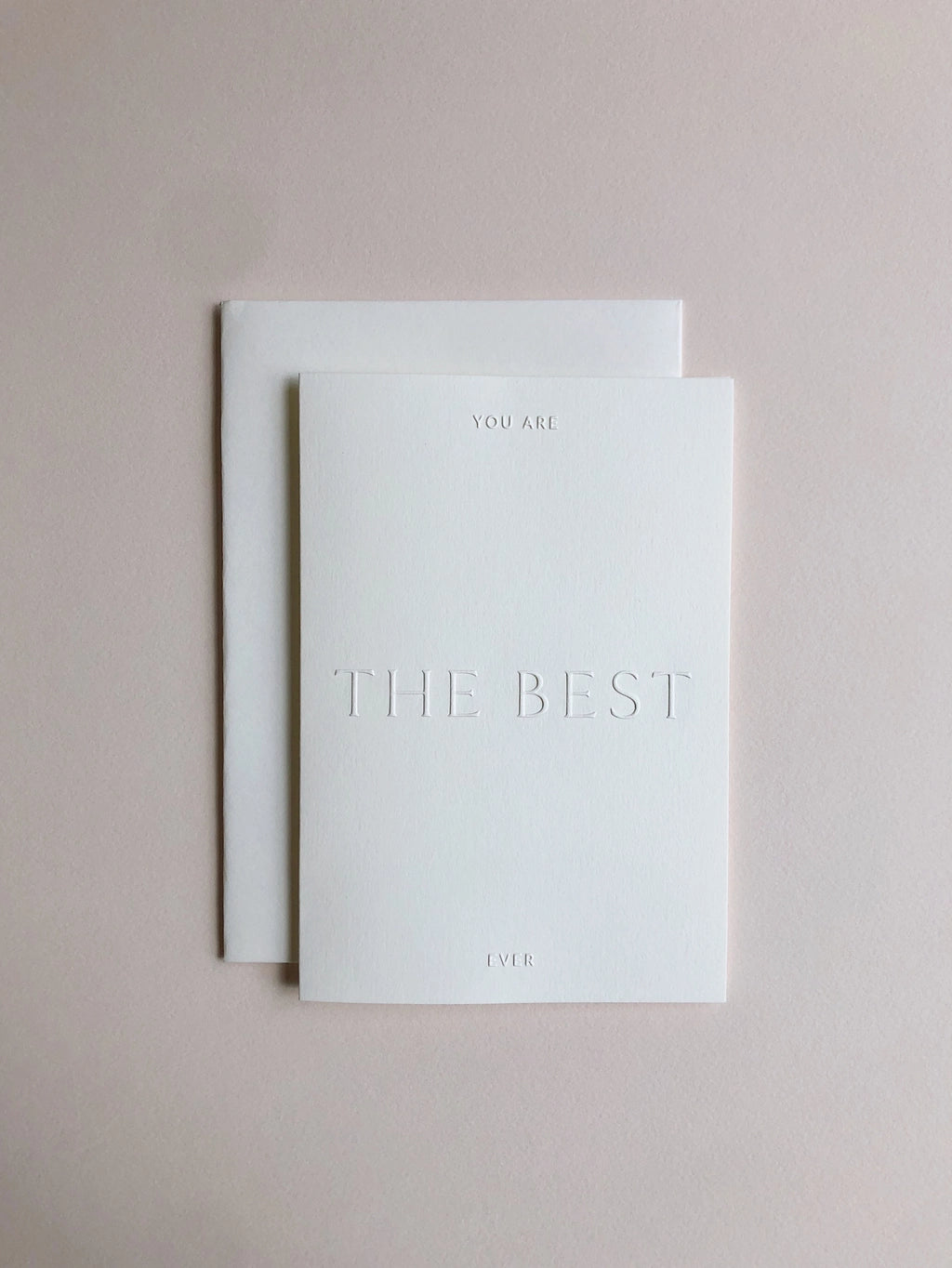 Emboss The Best Card