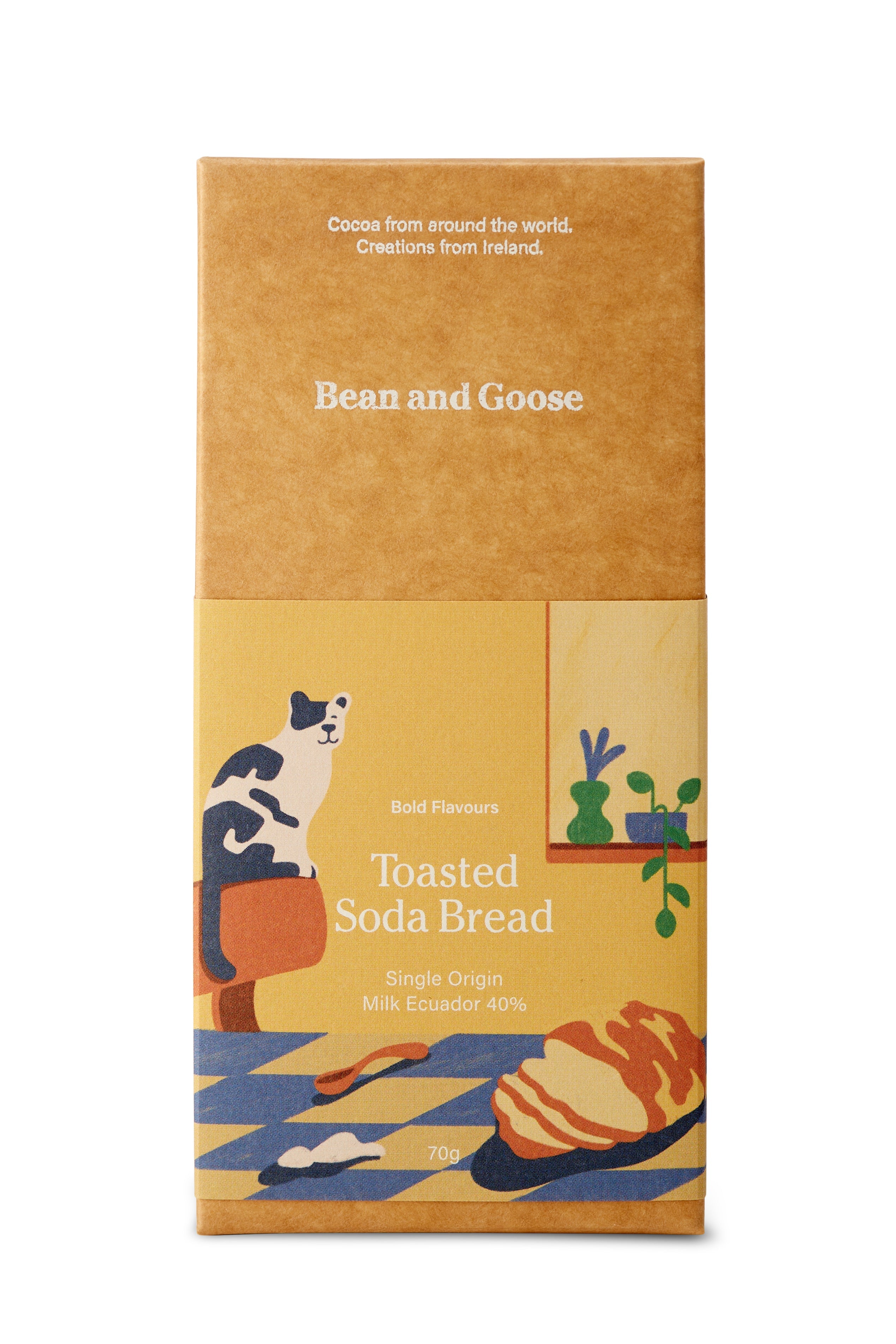 Bean & Goose Toasted Soda Bread Milk Chocolate Bar