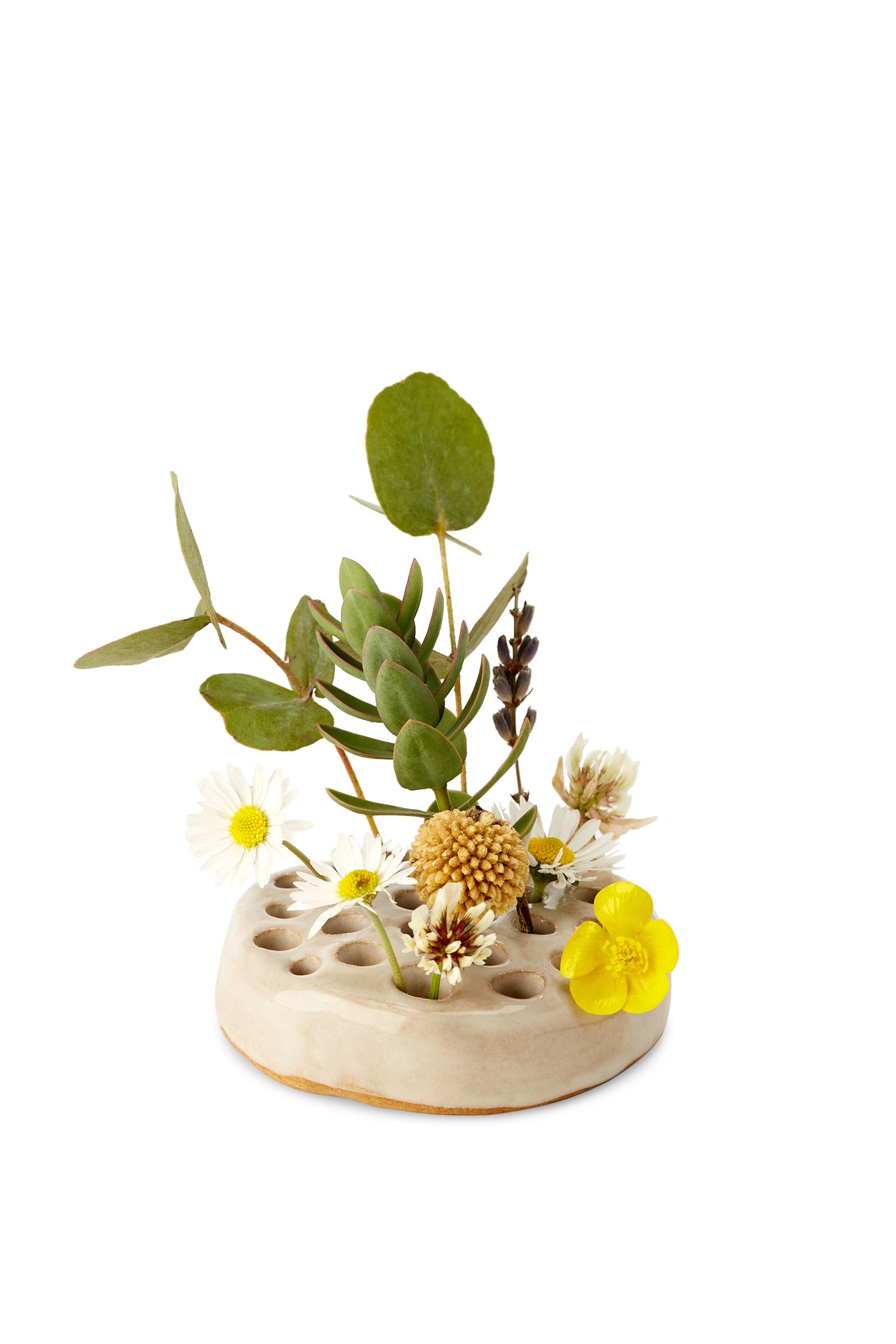 Ceramic Flower Frog