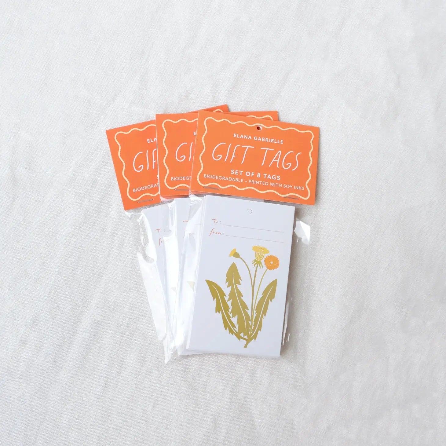 Dandelion Gift Tag Pack x 8