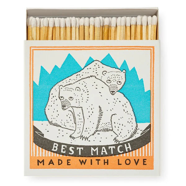 Archivist Polar Bears Matchbox