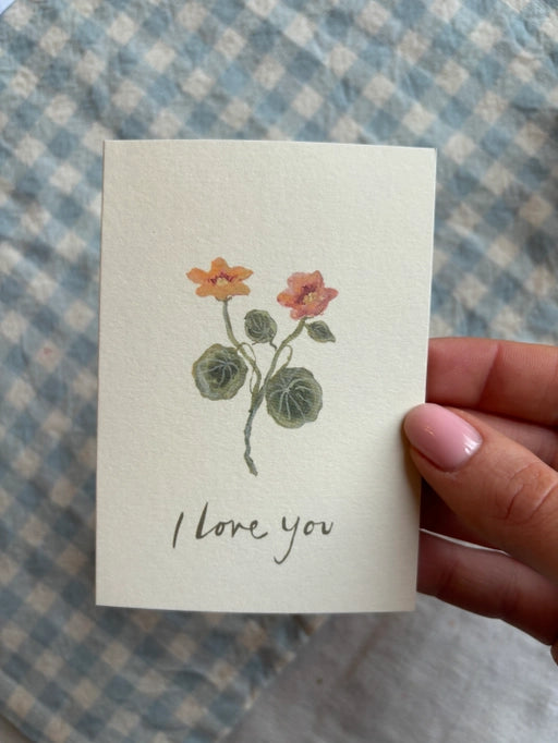 I Love You Mini Card