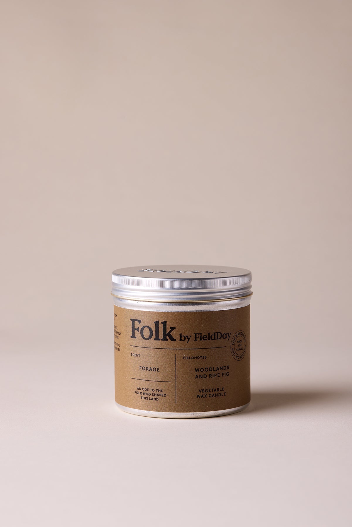 Forage Folk Tin Candle