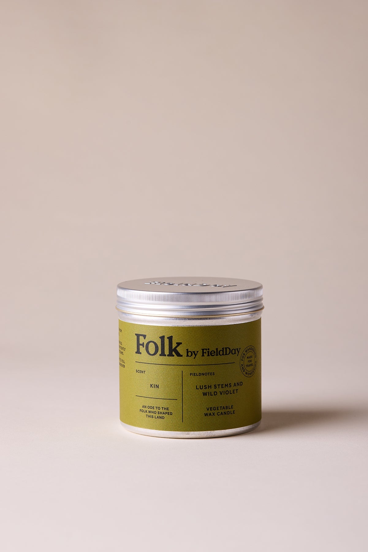 Kin Folk Tin Candle