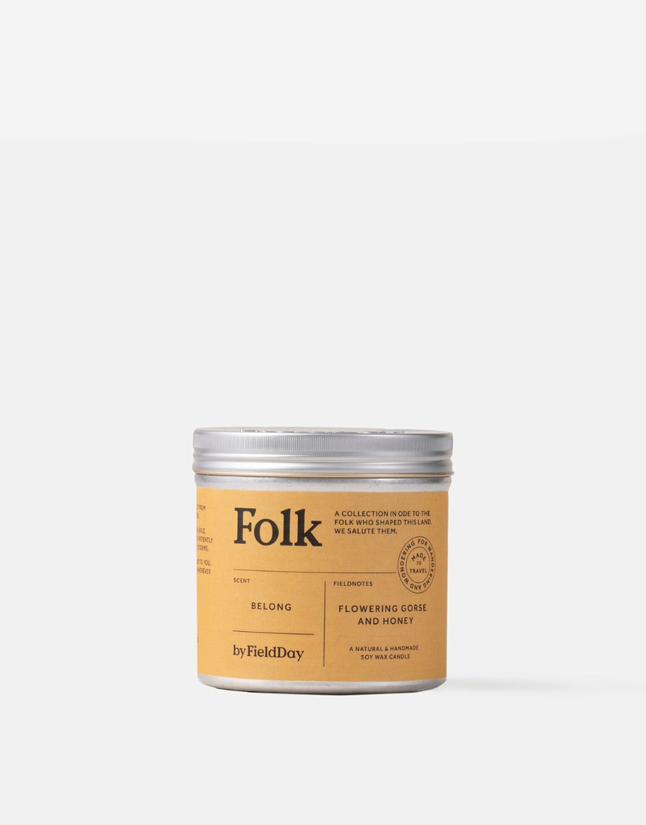 Belong Folk Tin Candle