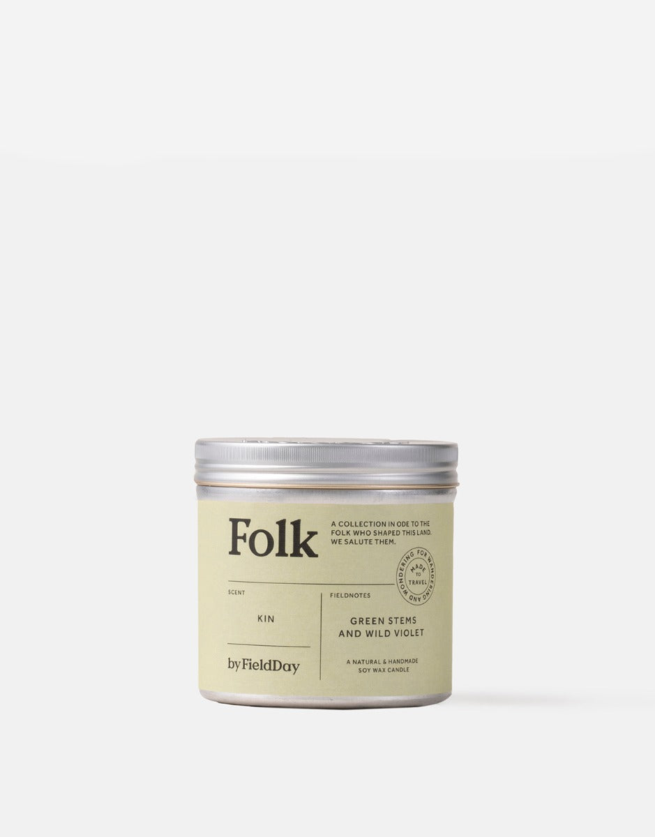 Kin Folk Tin Candle