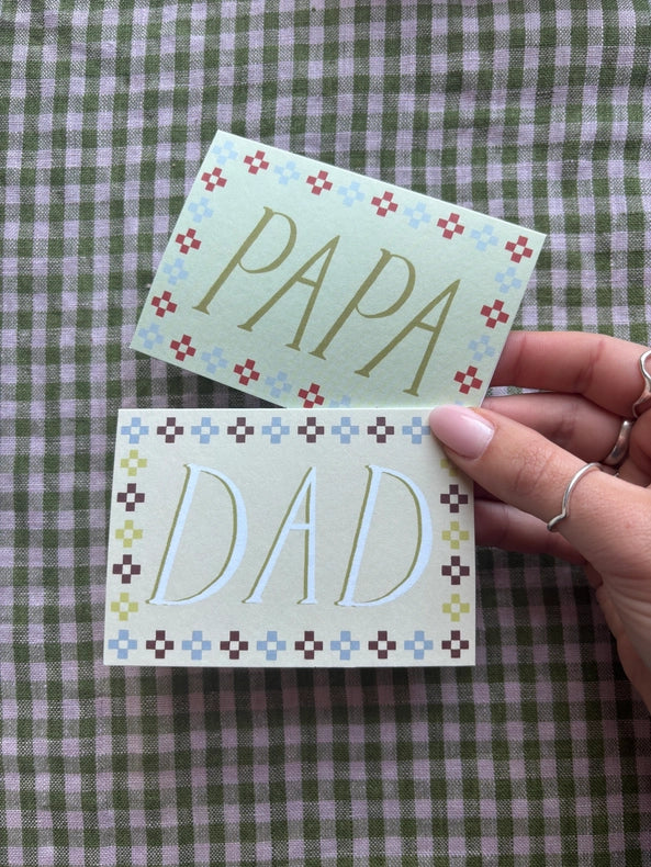 Dad Mini Card
