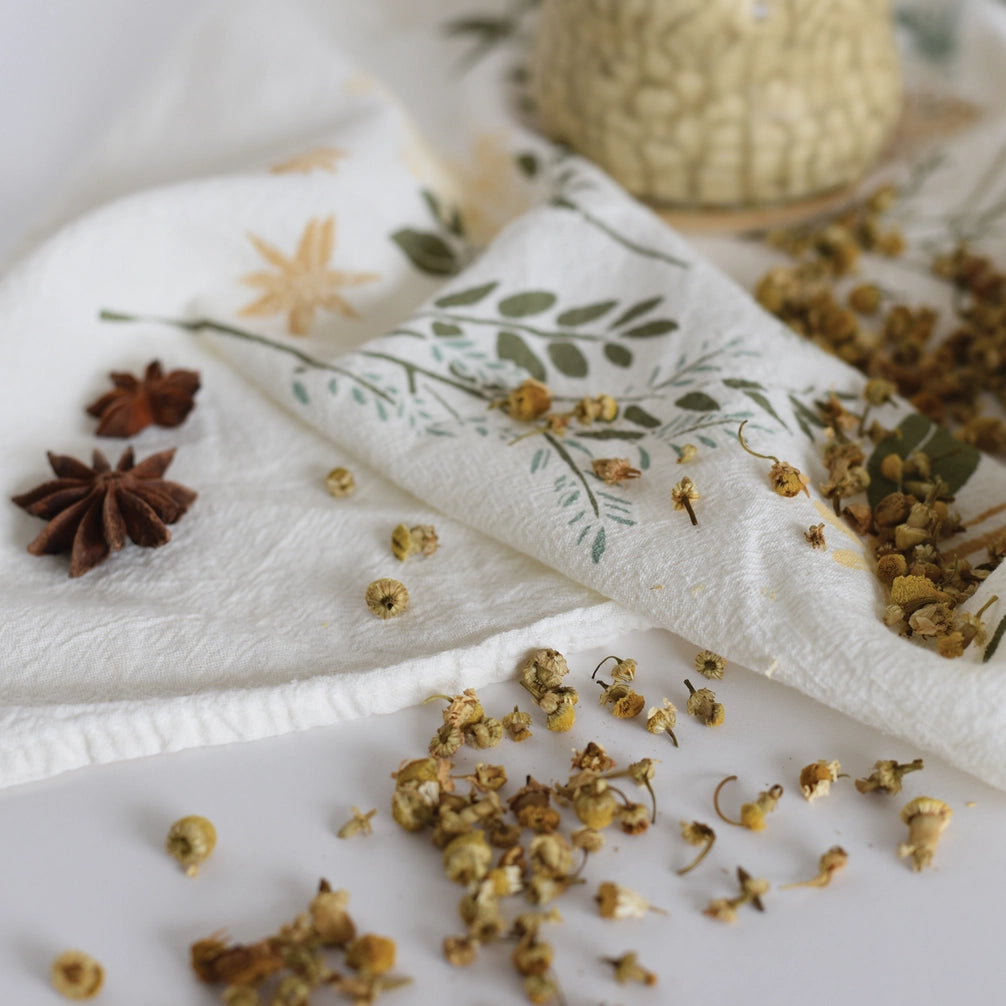 June & December Herbal Tea Garden Towel