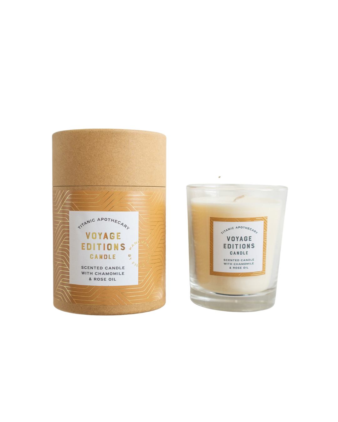 Titanic Rose Large Candle