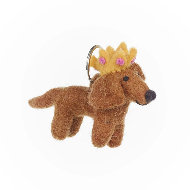 Felt So Good Handmade Sausage Dog Keyring