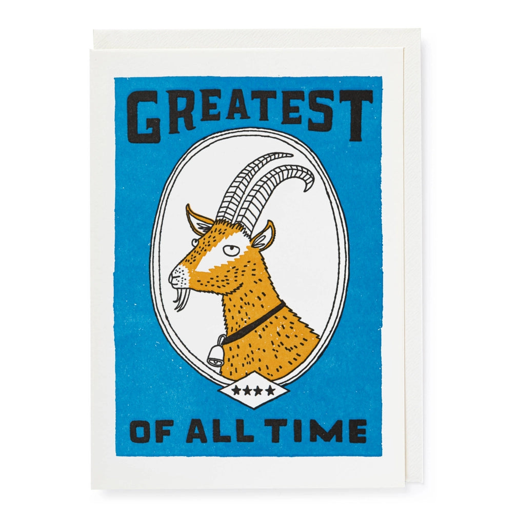 Archivist Large Letterpress Card - Greatest of All Time
