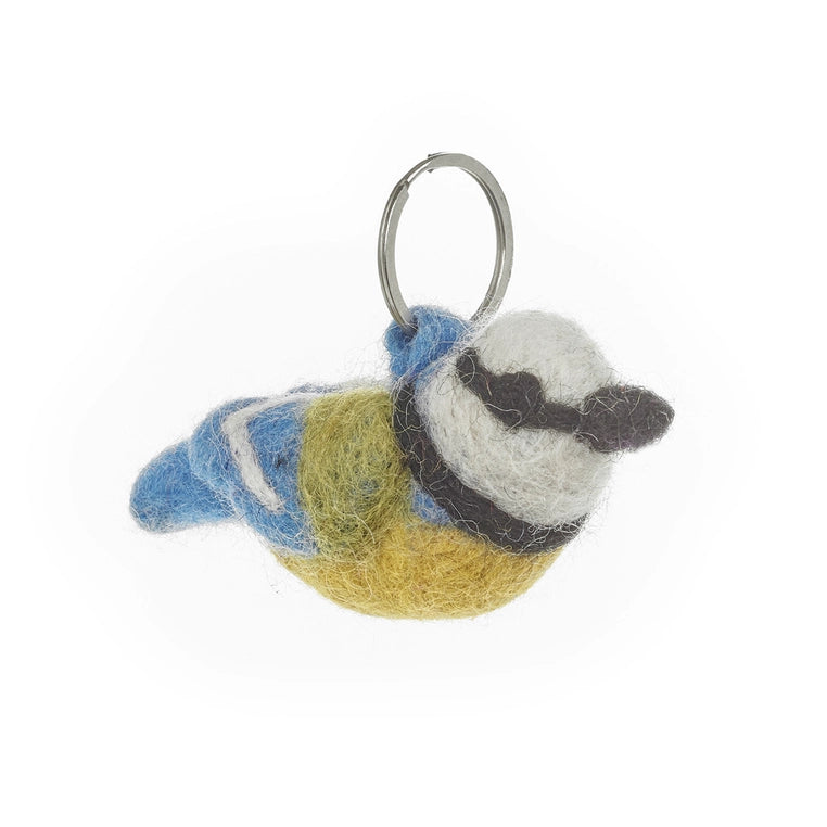 Felt So Good Handmade Blue Tit Keyring