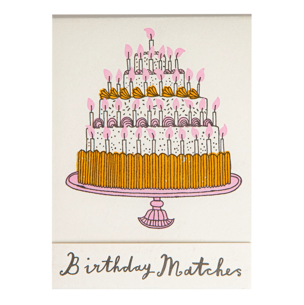 Archivist Birthday Cake Matchbook