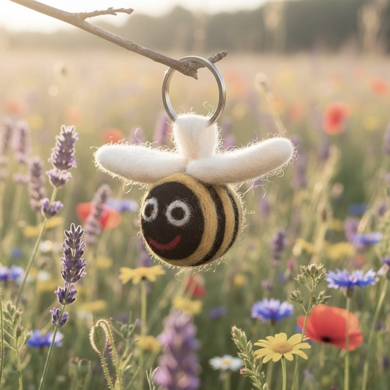 Felt So Good Handmade Bee Keyring