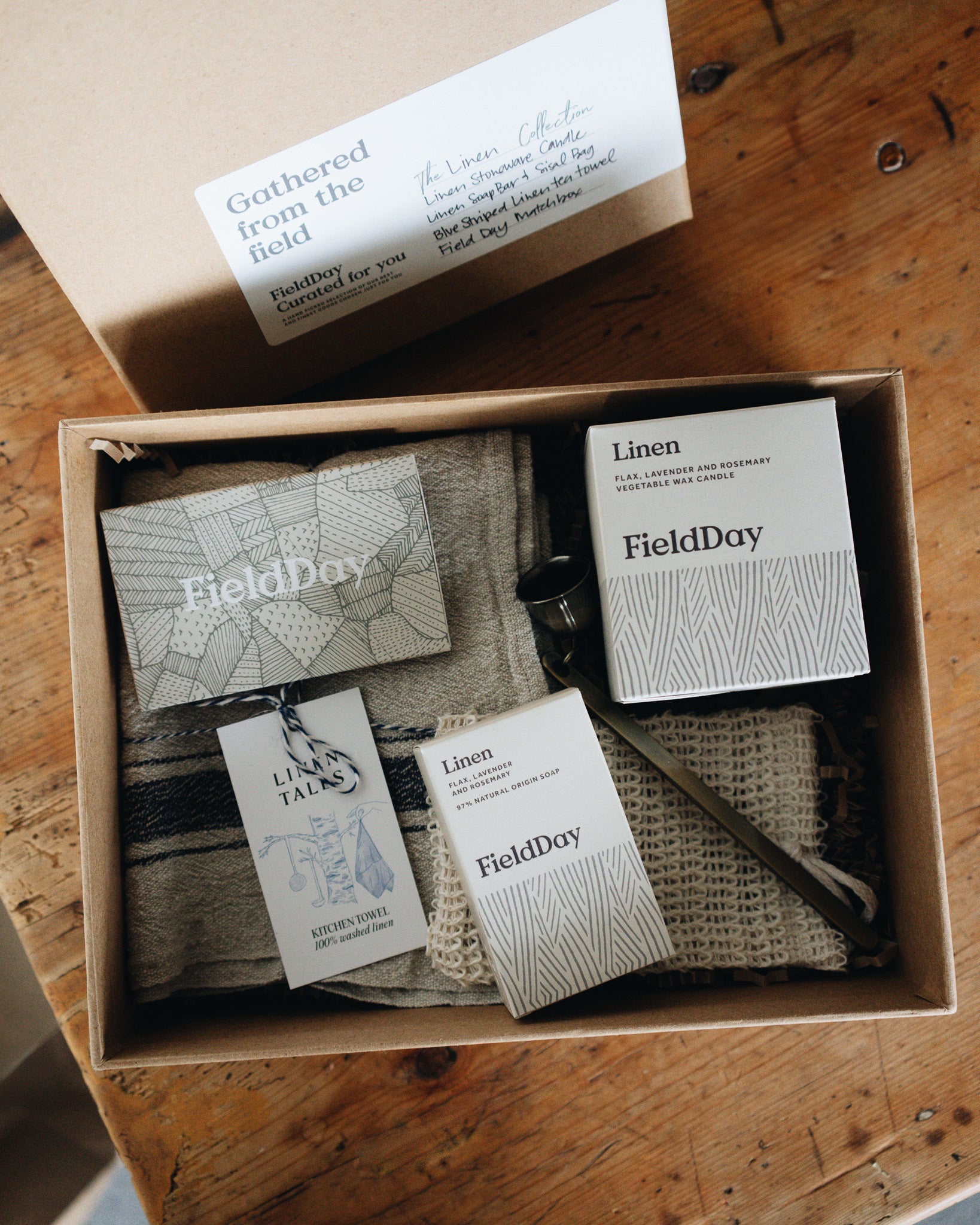 Linen Curated Collection Gift Box