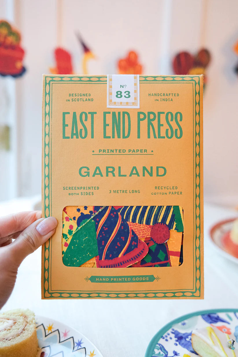 East End Press Birthday Party Sewn Garland