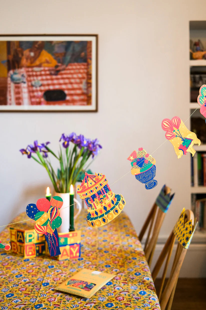 East End Press Birthday Party Sewn Garland
