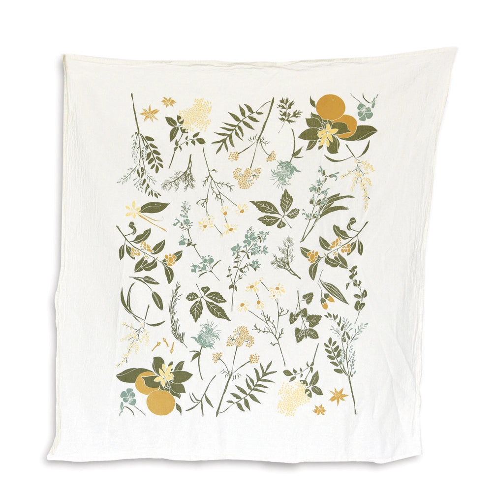 June & December Herbal Tea Garden Towel