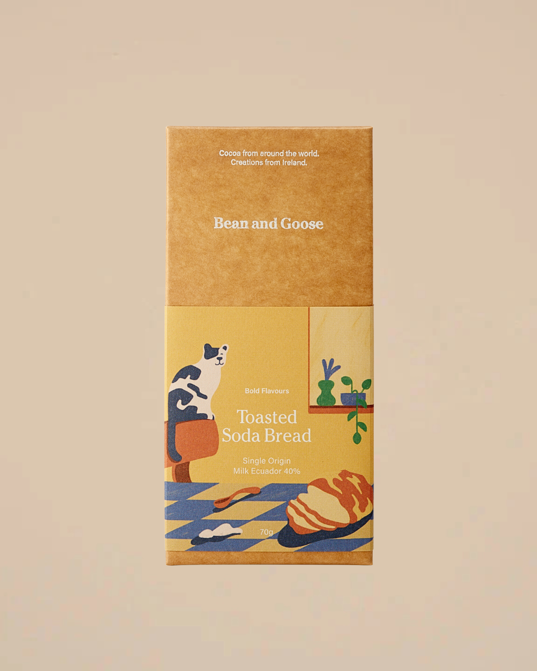 Bean & Goose Toasted Soda Bread Milk Chocolate Bar