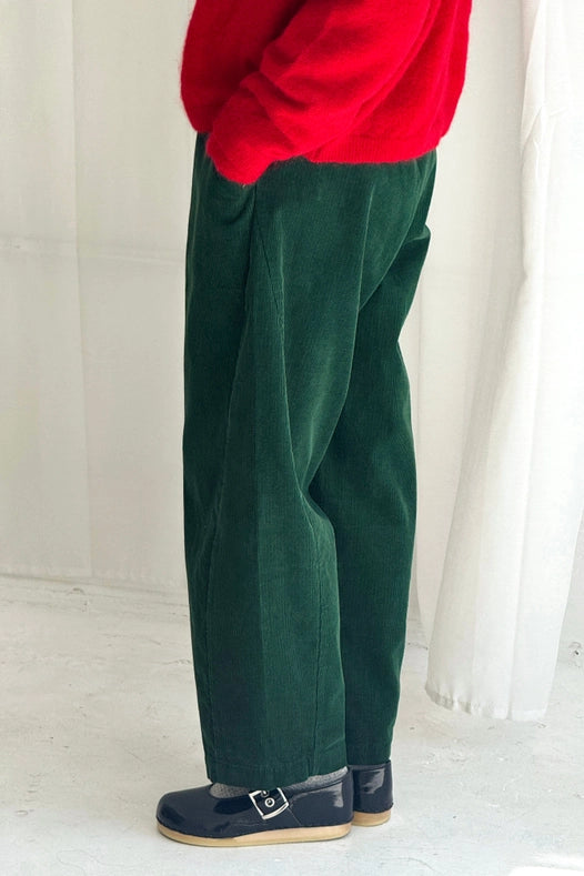 Le Bon Shoppe Arc Pants - Forest Cord Medium